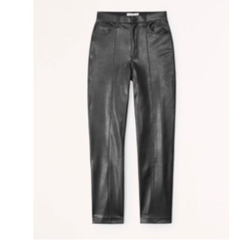 Never worn Abercrombie leather pants
